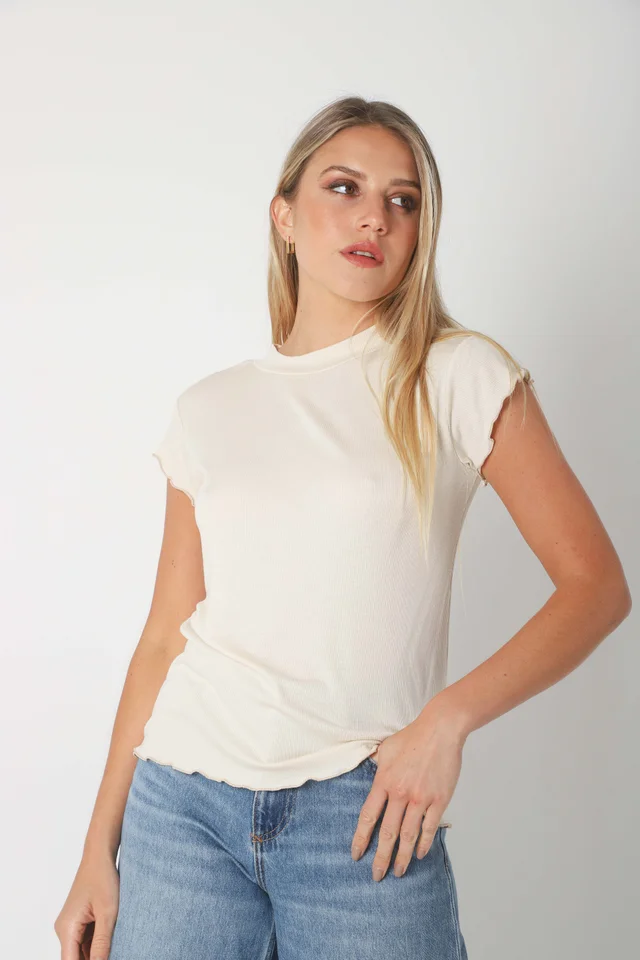 Remera MAKENA morley c/ Botones
