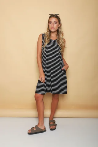 Vestido WAINE Morley Rayado  - Vista 1