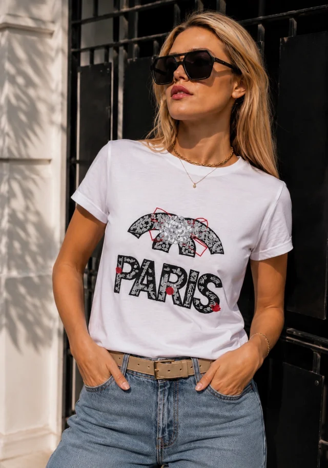 Remera Parisina c/ Piedras  GU7485