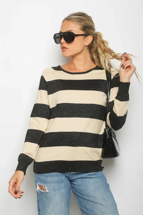 Sweater LOBBIE Rayado Lurex GUL811