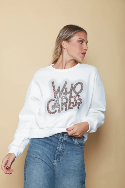 Buzo WHO CARES Gamuzado GUK70076