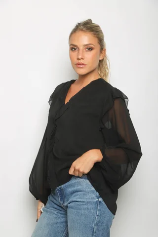 Blusa KIMBERLY Gasa GUK70279 - Vista 5
