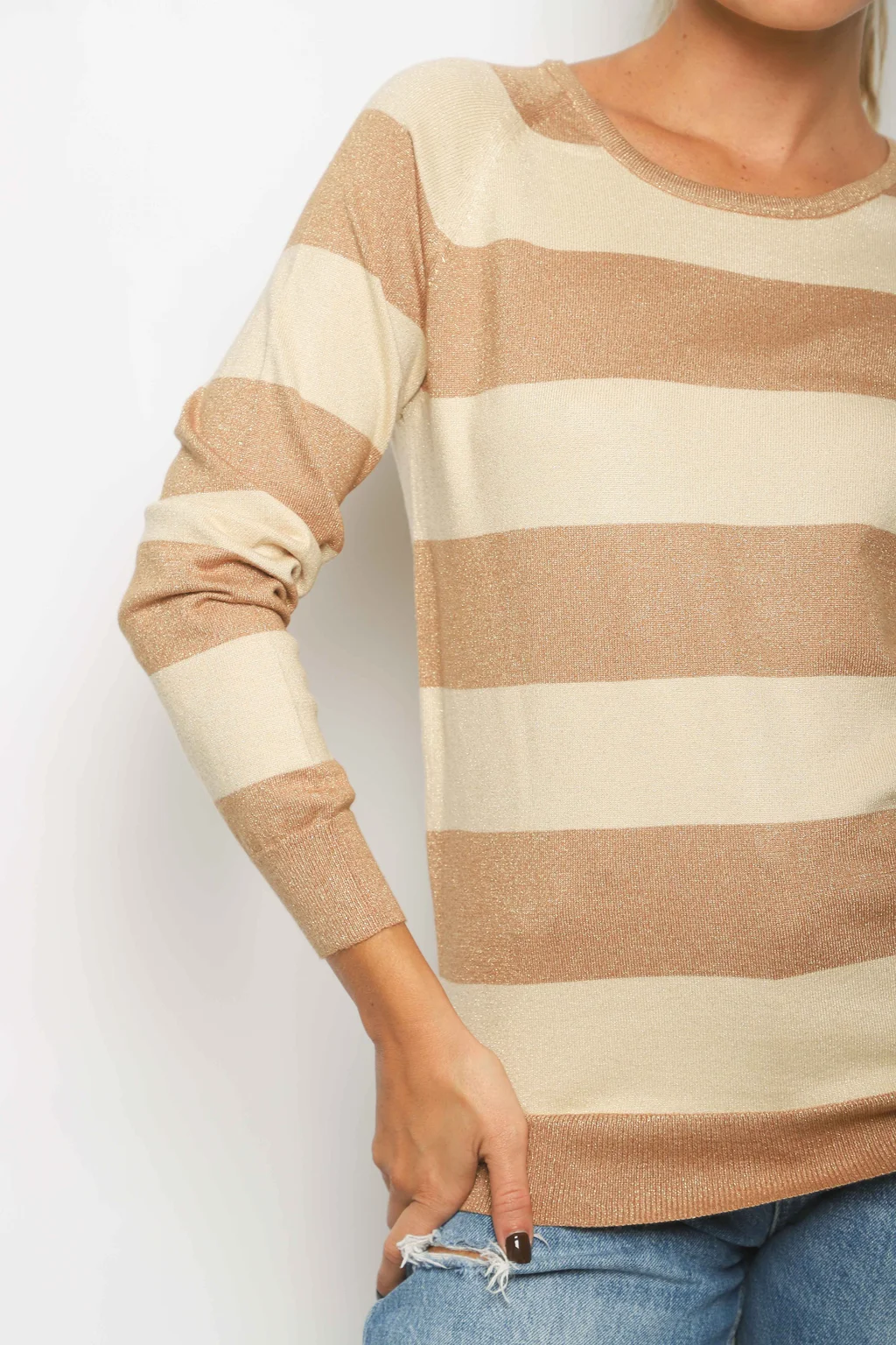 Sweater LOBBIE Rayado Lurex GUL811