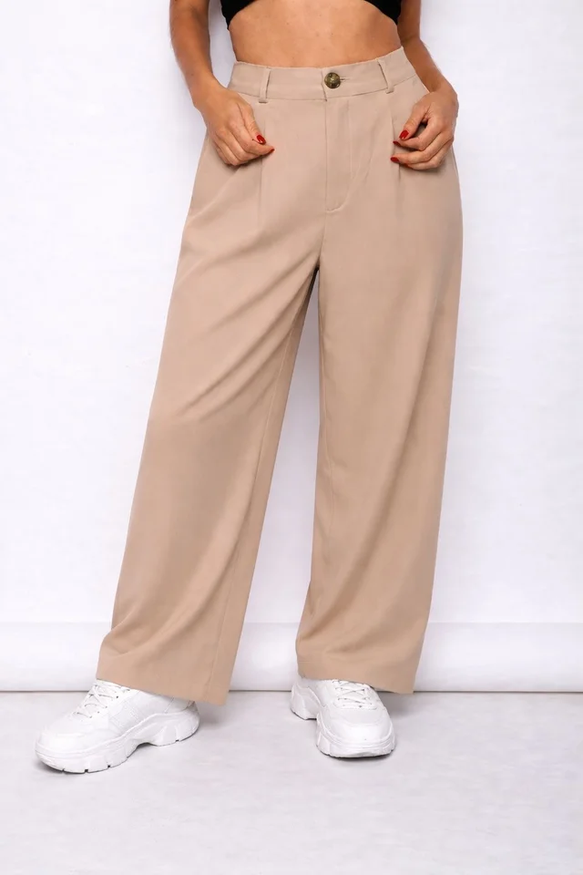 Pantalón JANE Sastrero con pasa cinto y elastico GUP33019