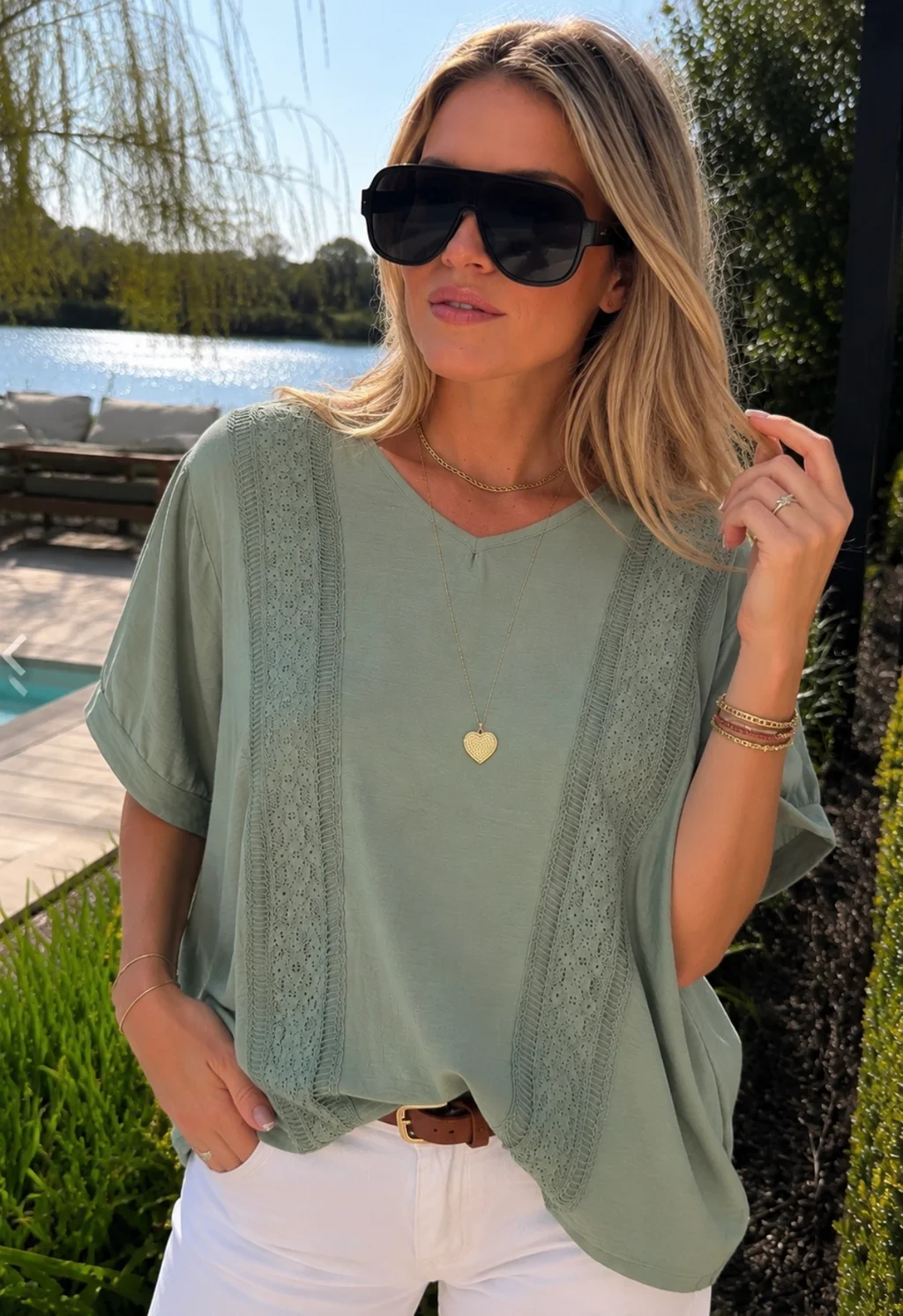 Blusa Amplia VASY Guardas Guipiur GU0330