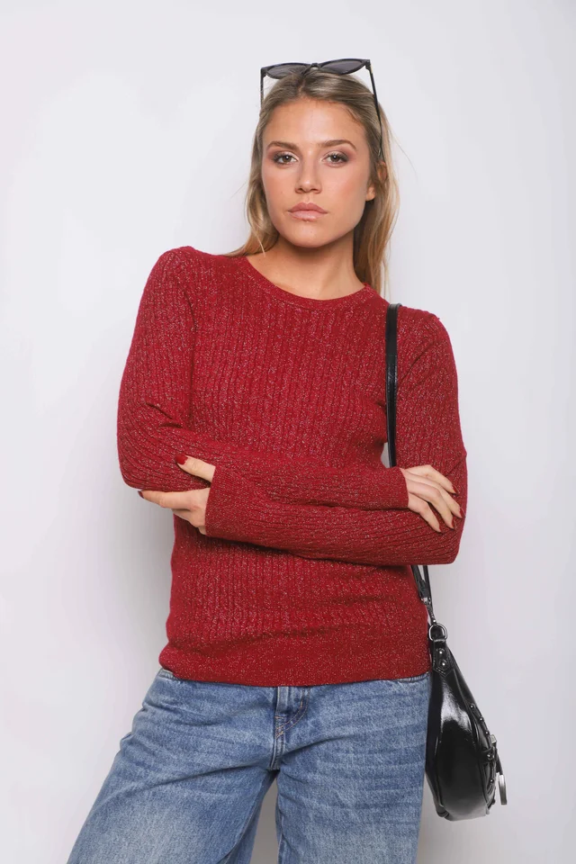 Sweater KALU Trenzado Lurex GUL656