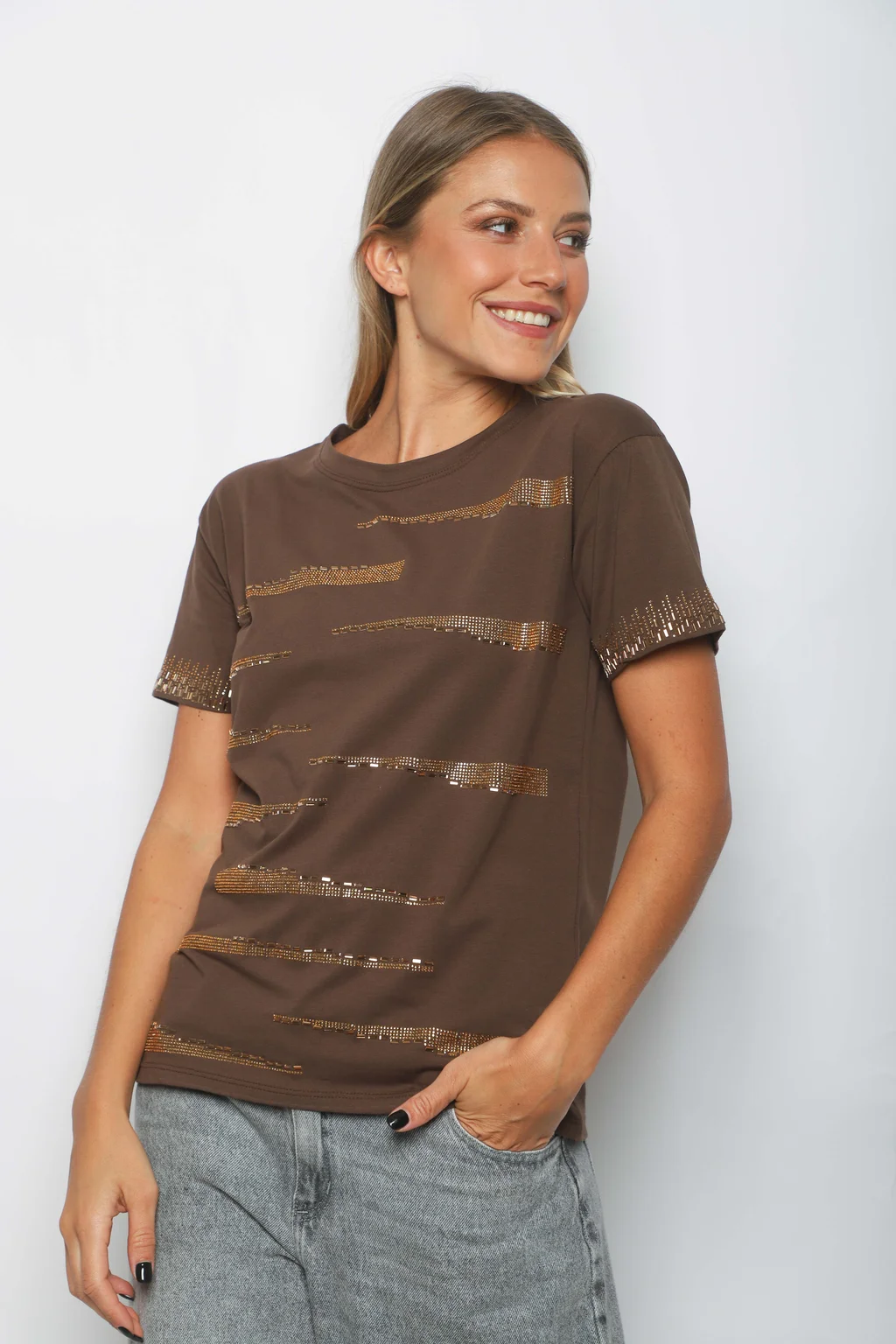 Remera SIDNEY c/strass GV919307