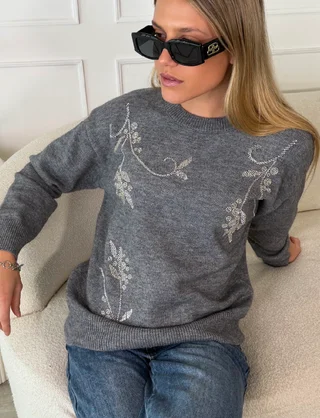 Sweater NORTH c/canutillo GU405834 - Vista 2