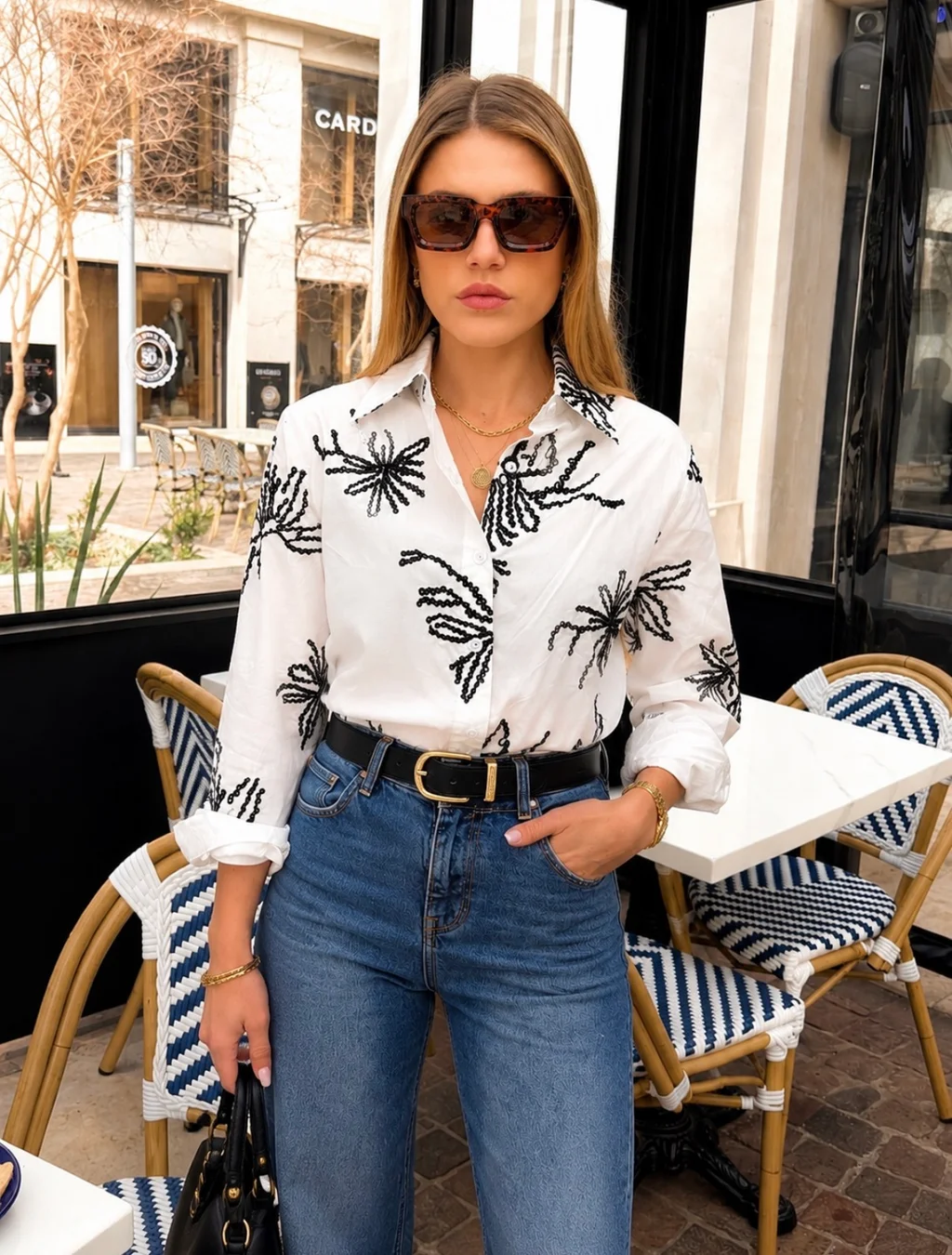 Camisa FLORENTINA Bordada GU278768