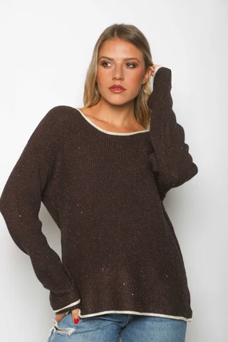 Sweater EDIMBURG Guarda Combinada y Lentejuelas GU67603 - Vista 2