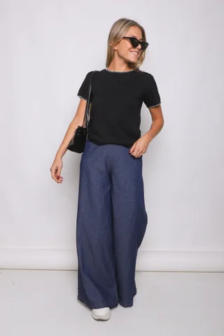 Maxi Palazo Denim  - Vista 6