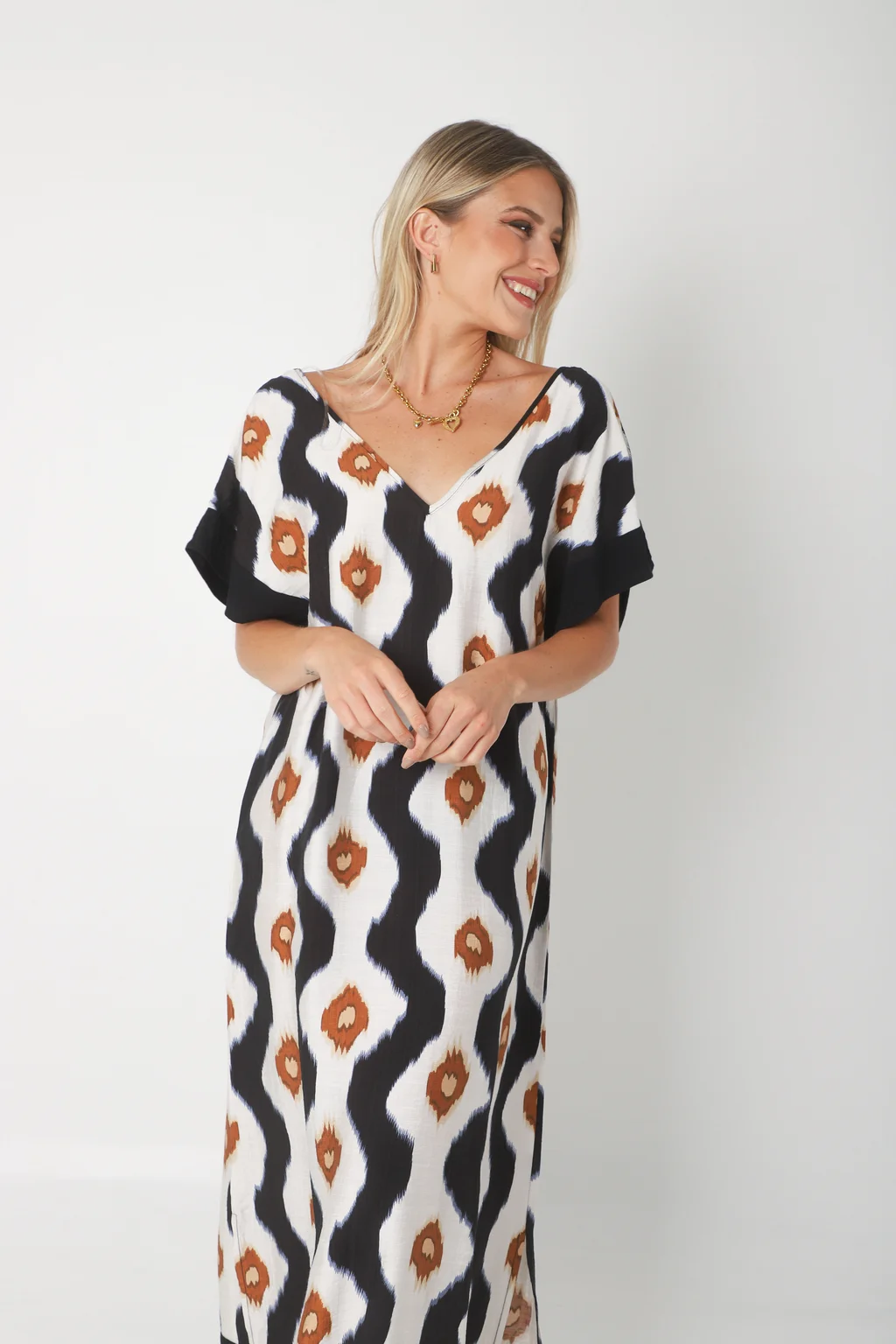 Vestido DOMINIQUE SERI LINO GUK70143-3