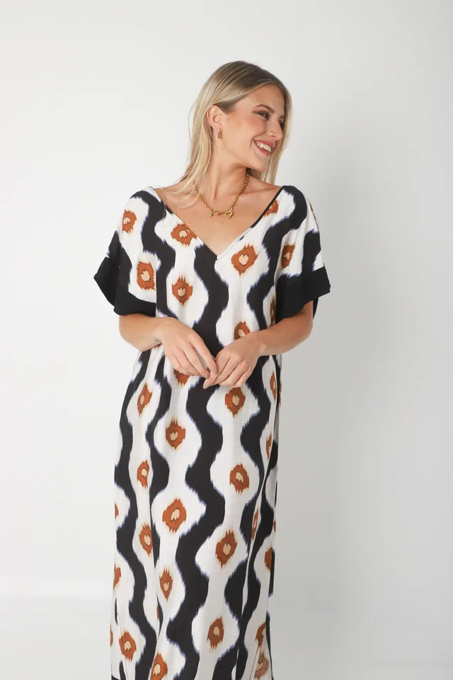 Vestido DOMINIQUE SERI LINO GUK70143-3