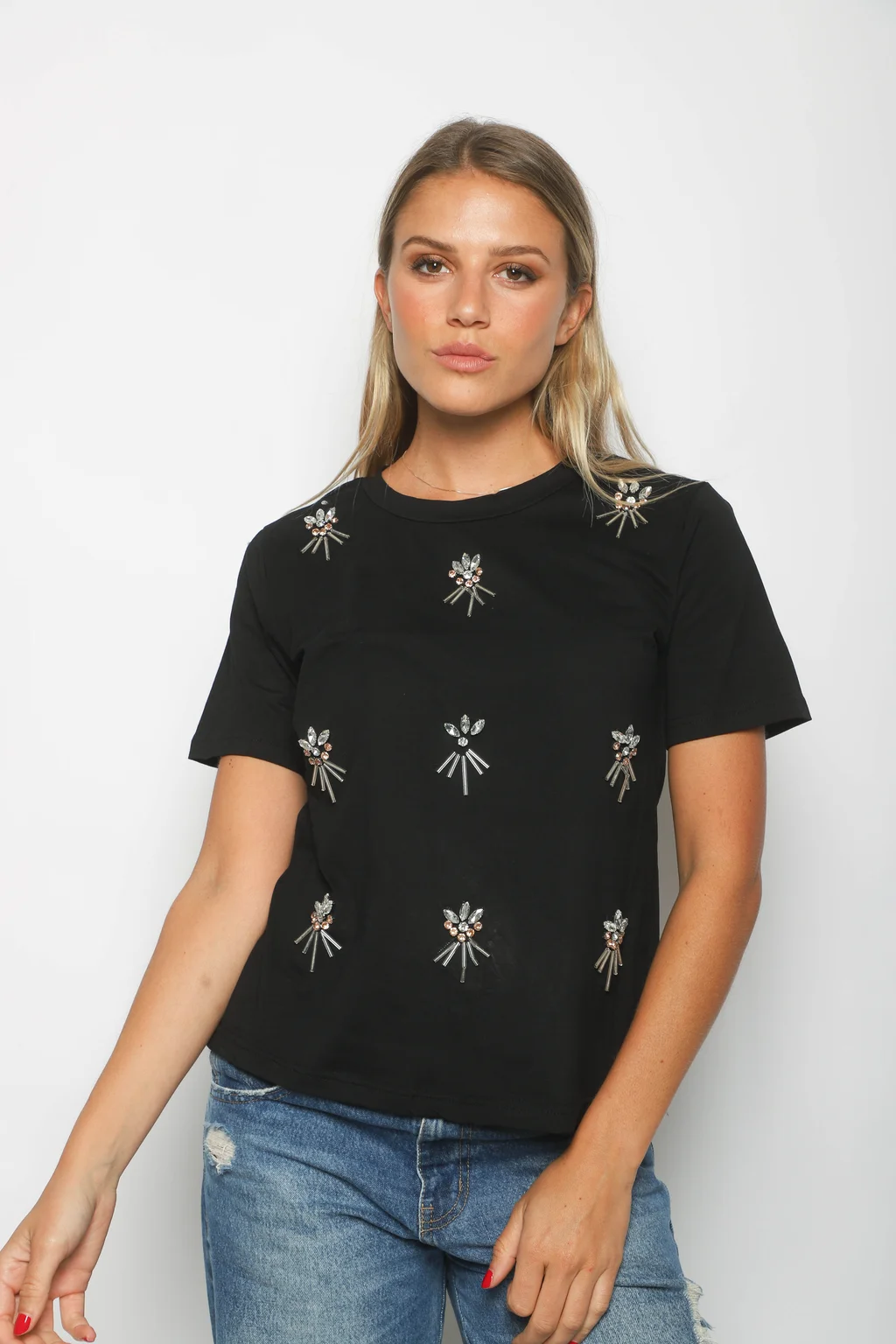 Remera KIARA c/ Piedras y Canutillos GU70124