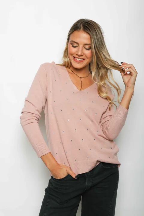 Sweater SENA Bremer c/ Strass GU615