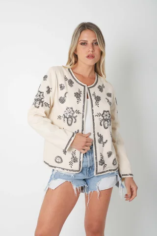 Chaqueta LOREIN Gabardina Bordada GU6004 - Vista 1