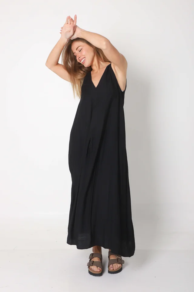 Vestido PUGLIA LINO C/ Bolsillos GU247