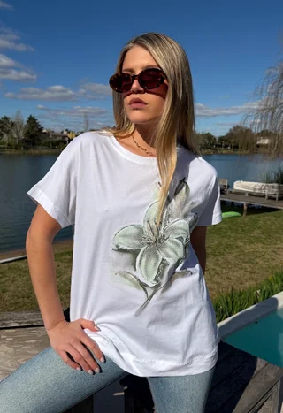 Remera GREEN BAMBOO Bordado GU10714 - Vista 4