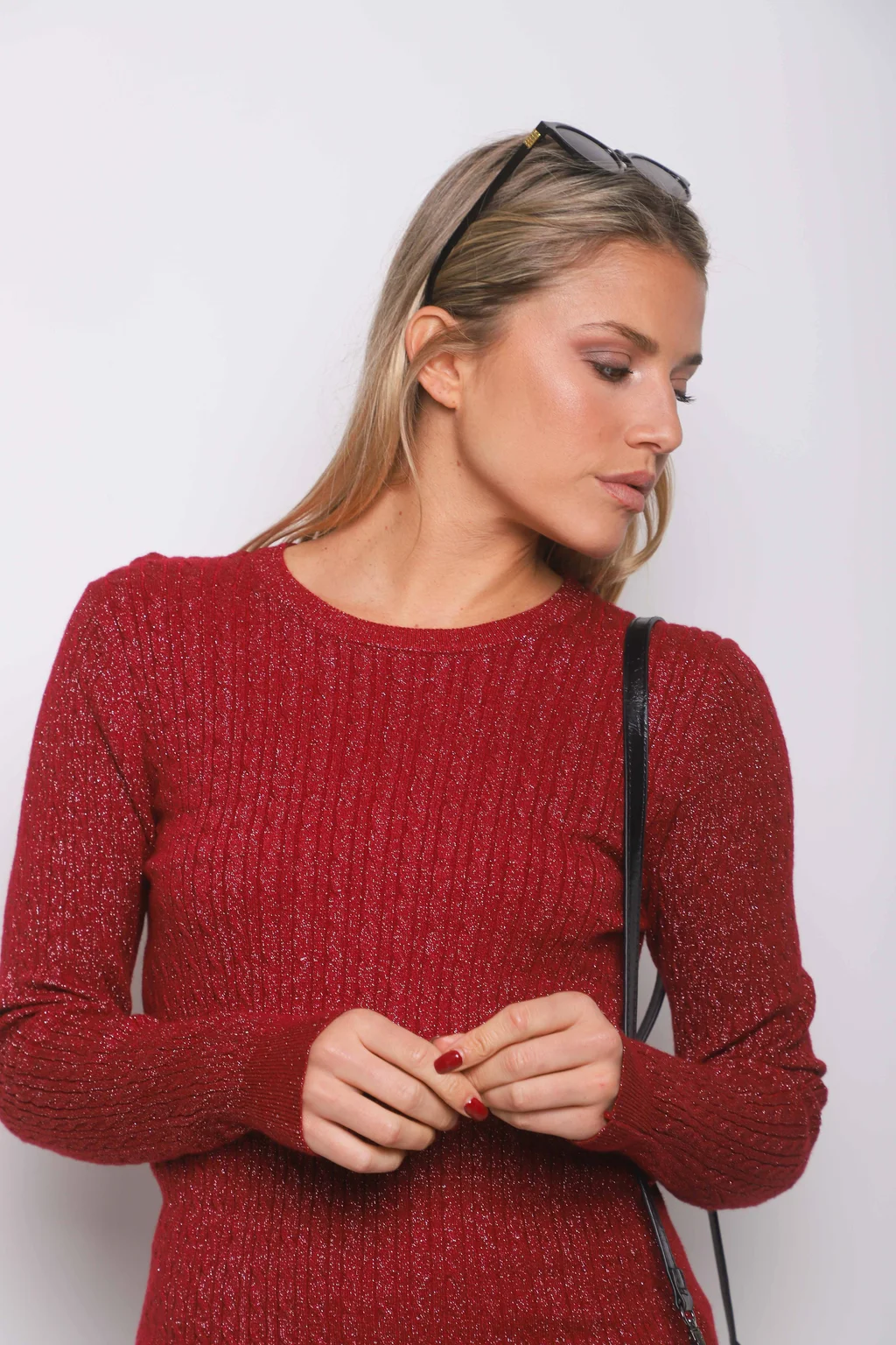 Sweater KALU Trenzado Lurex GUL656
