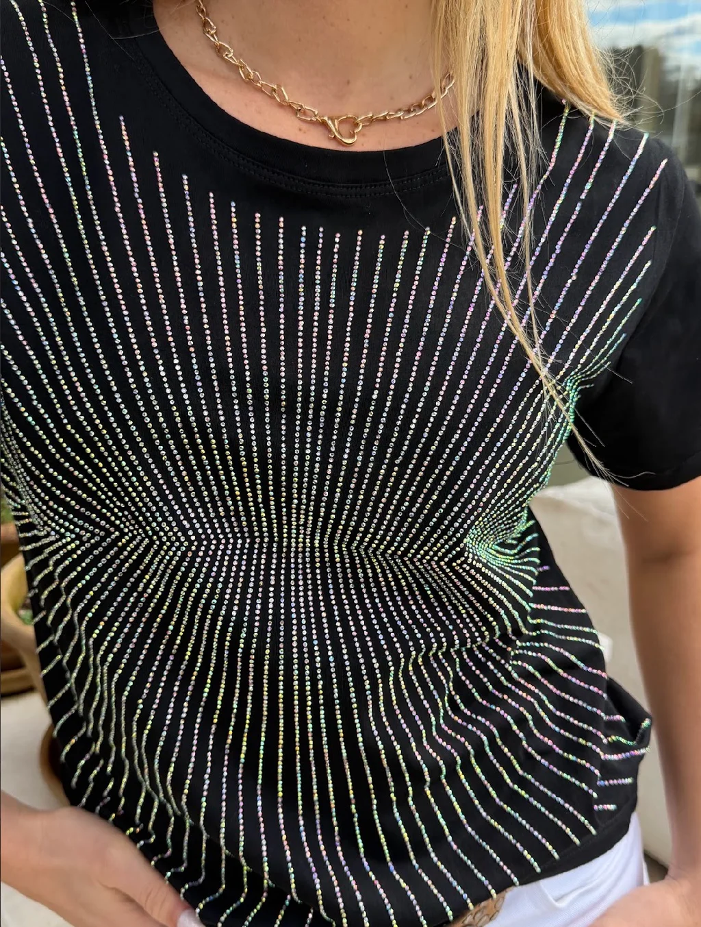 Remera STORM Strass GU9065