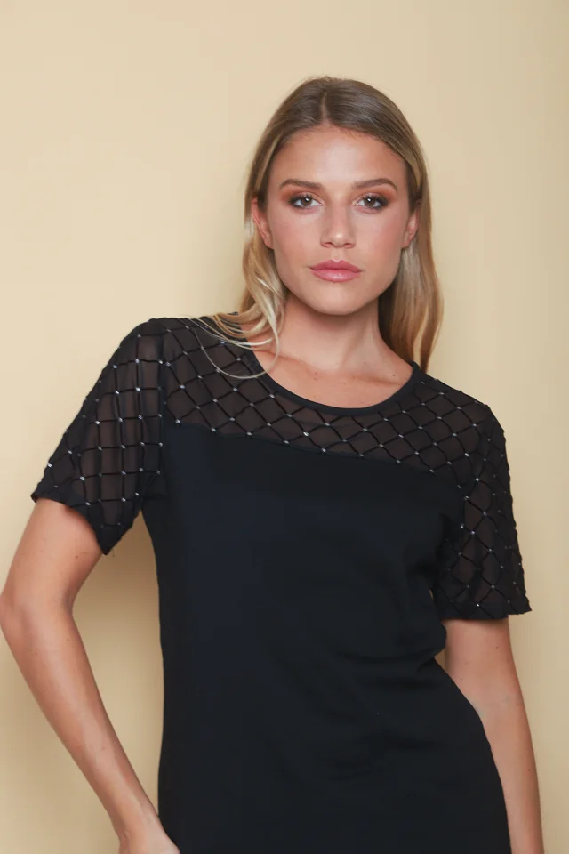 Remera IVORY c/tull GUK4014