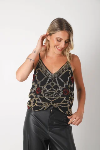 Musculosa NAOMI Gasa c/canutillos GUK70192 - Vista 2