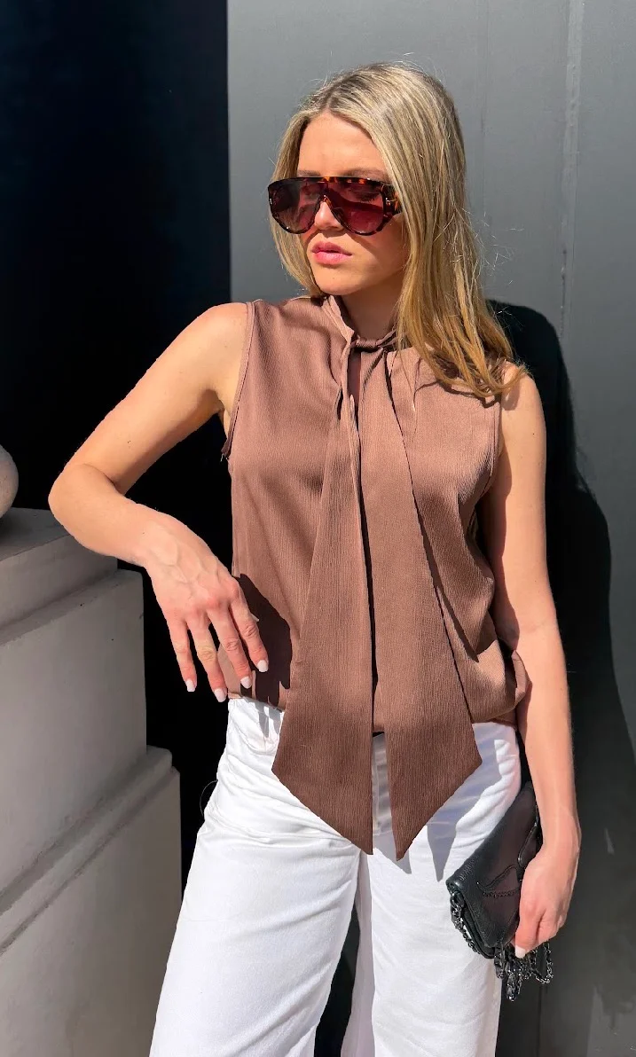 Musculosa Premium Bambula con Lazo GU6220