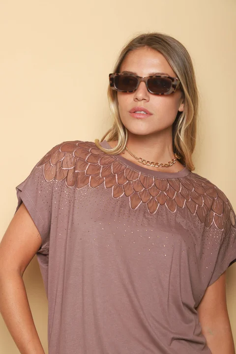 Remeron BURDEOS Modal c/Strass GU23522