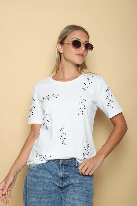 Remera KAITI C/ Piedras Colores GUK70071