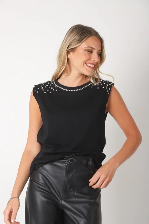 Musculosa SHARON c/piedras GU731