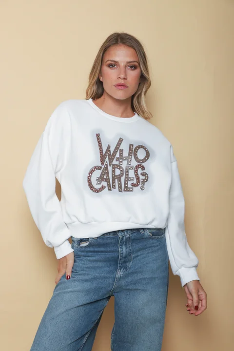 Buzo WHO CARES Gamuzado GUK70076