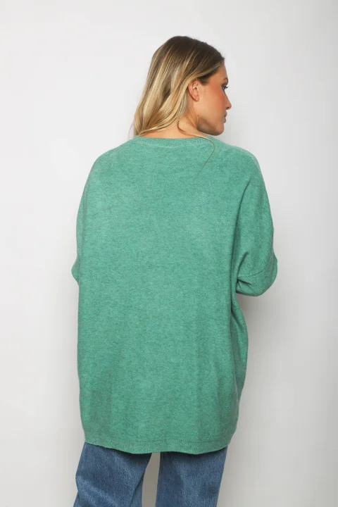 Sweater BIRMANA Largo Bremer con Botones GUL808