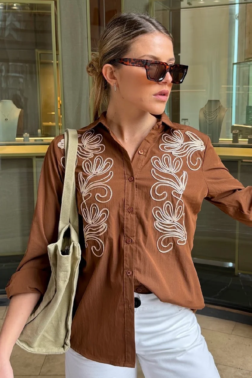 Camisa MOUSS Bordada GUK70266