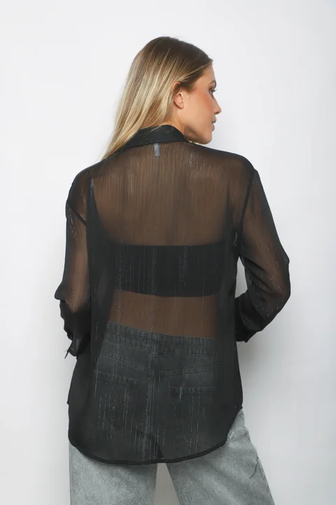 Camisa DORAL Gasa c/ Botones con Brillos GU0345