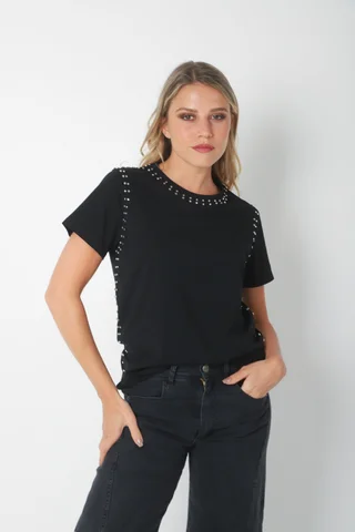 Remera SENSU Algodon Lycra c/Tachas GU733 - Vista 5