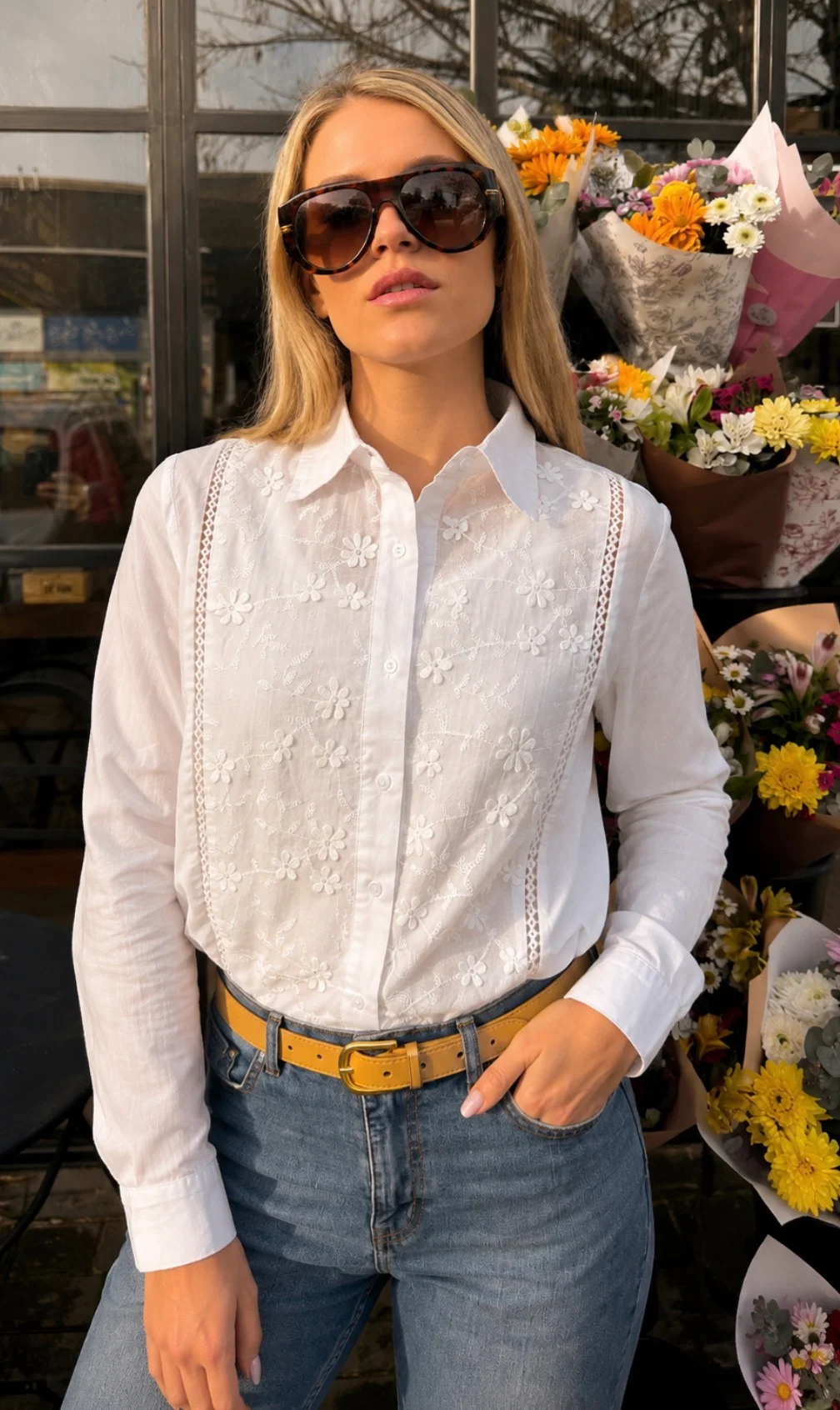 Camisa NIZA Bordada GUK148