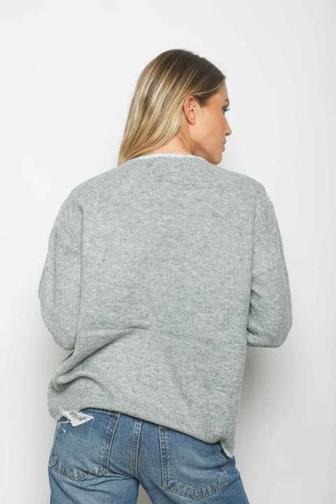 Sweater MARKS Mohair con Piedras GUA138