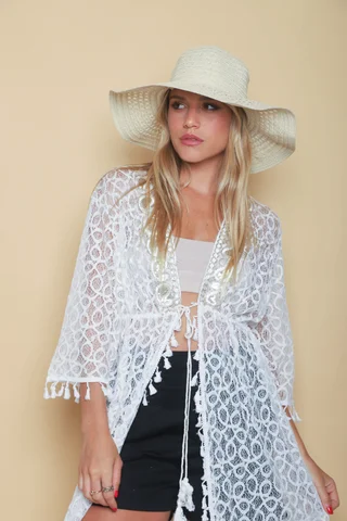 Kimono Jaipur Tul Bordado GU-H12577 - Vista 4