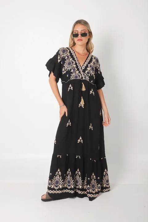 Vestido ZARAGOZA Bordado GU0533