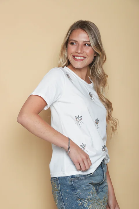 Remera KIARA c/ Piedras y Canutillos GU70124