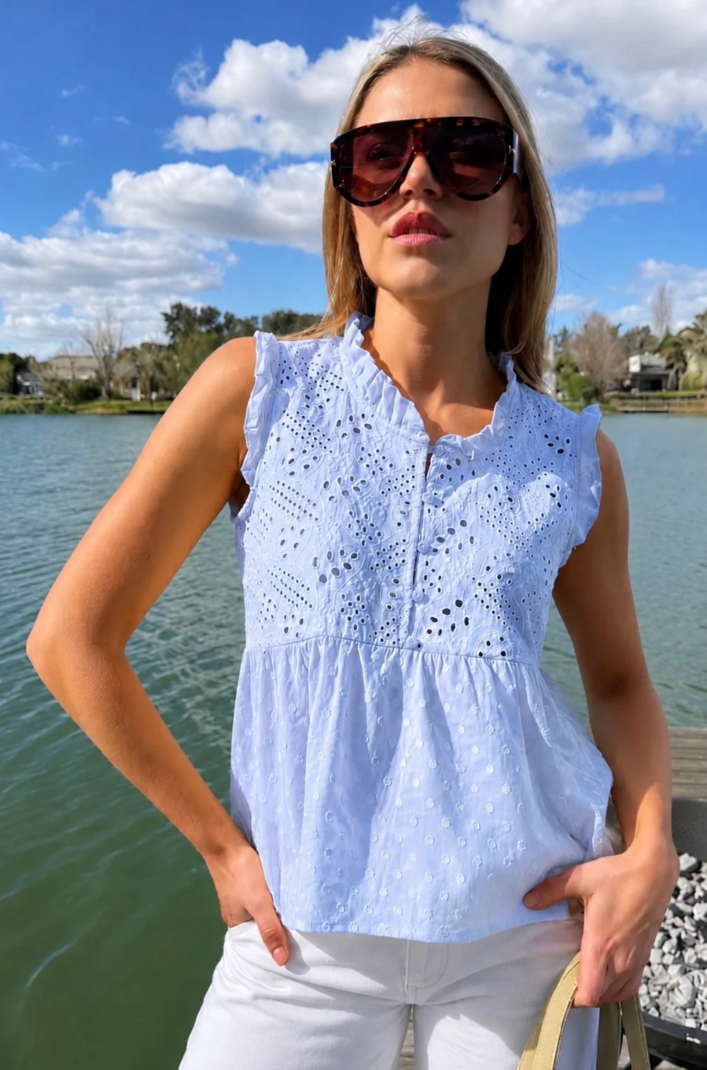 Blusa YUKI Broderie Bordada GU70210