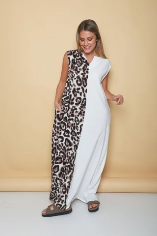 Vestido MITAD PRINT GU245 - Vista 4