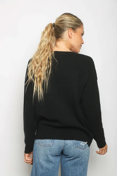 Sweater DANERI c/strass GUL850