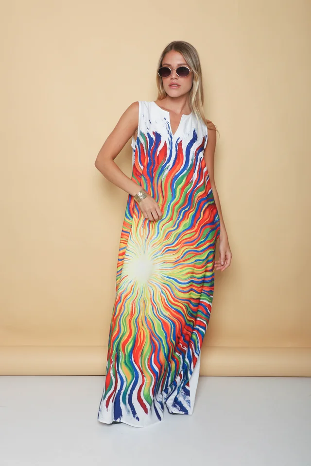 Vestido STARK LLUVIA DE COLORES GU261