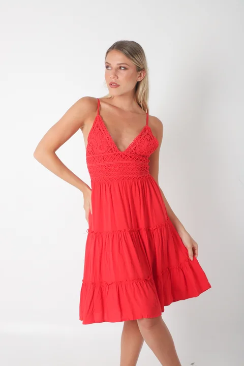 Vestido Jazz Guipiure con Lazo Colours GUK141