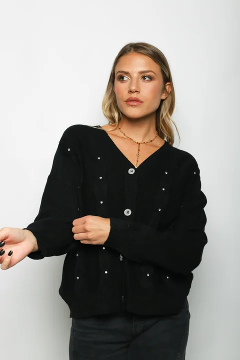 Saco Savina c/Piedra y Boton Brillos GUL805