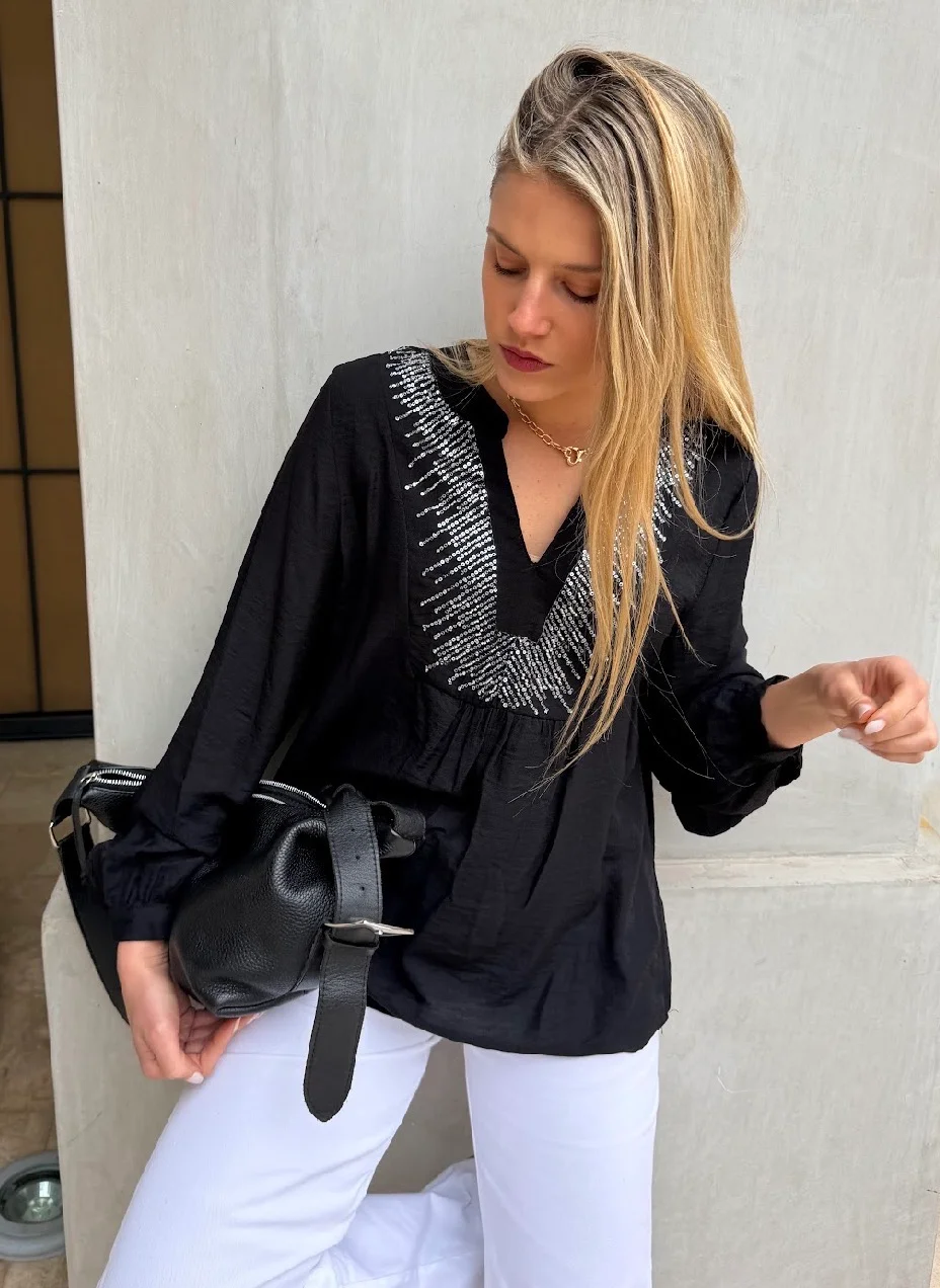 Blusa GUILBOA Bordada GU 6217