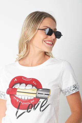 Remera LOVE LABIAL GU15812 - Vista 4