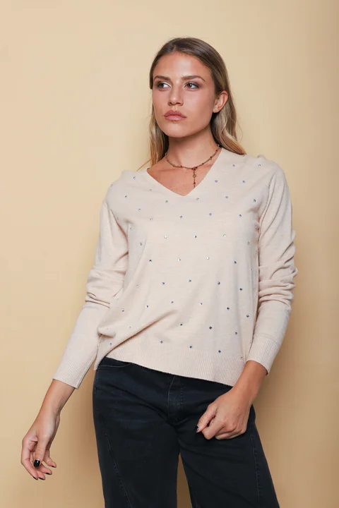 Sweater SENA Bremer c/ Strass GU615