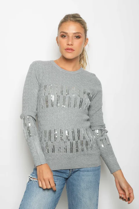 Sweater DINORA Lurex c/ Lentejuelas GU828